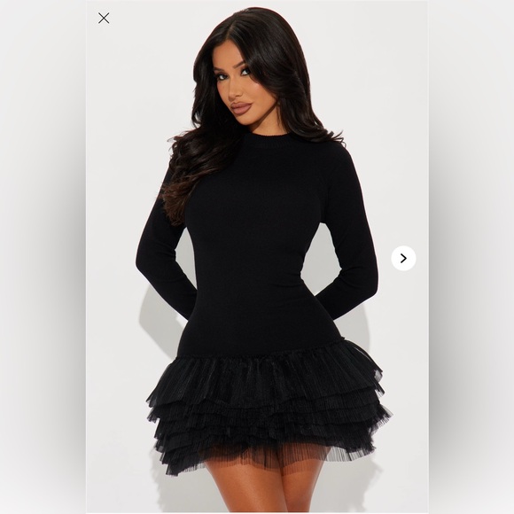 Fashion Nova Dresses & Skirts - New Fashion Nova Black tulle dress